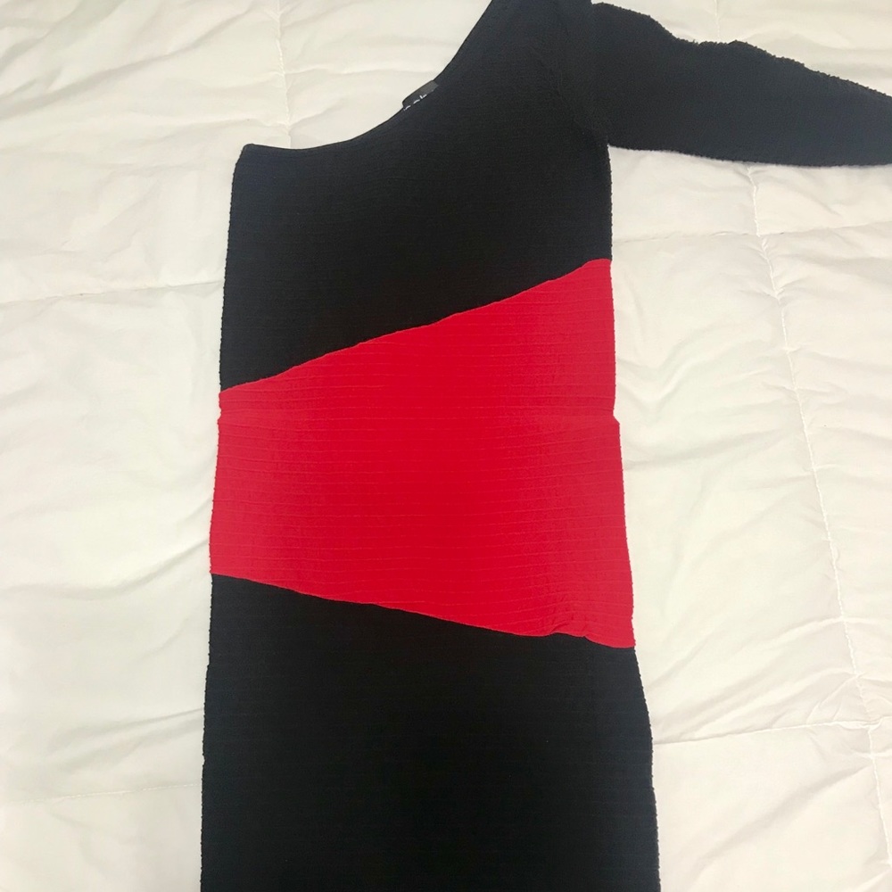 Bebe One shoulder dress